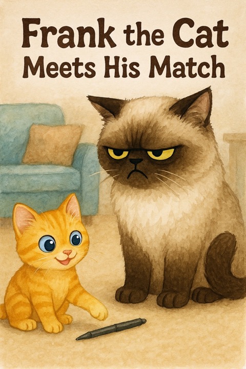 Frank The Cat Meets His Match