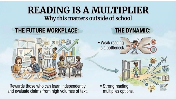 Reading Is a Multiplier