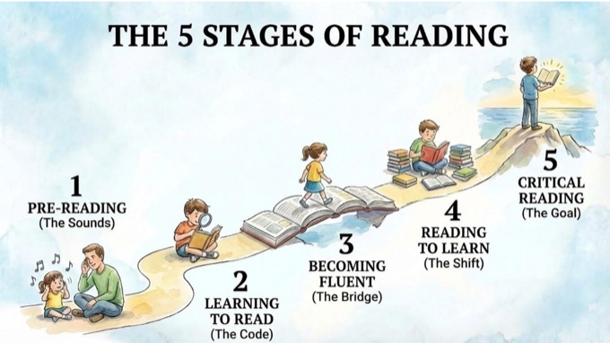 The 5 Stages of Reading Development